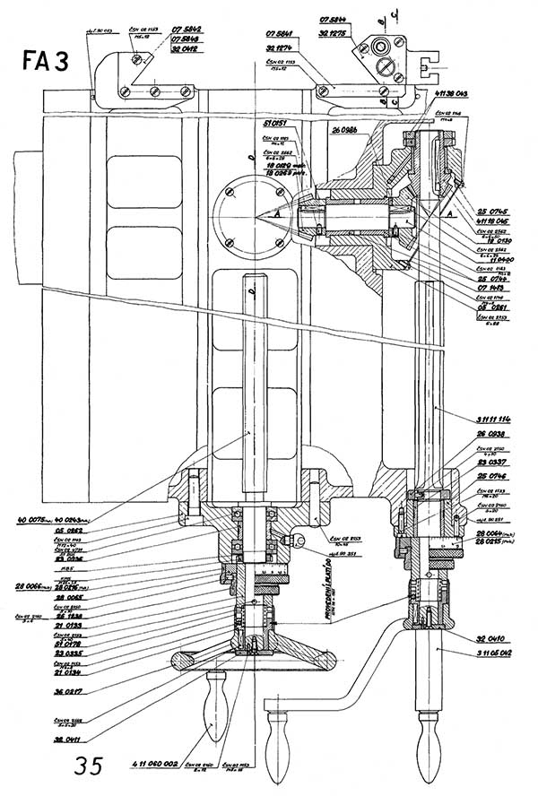 FA3v Консоль вертикально-фрезерного верстата